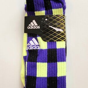 Adidas Socks Athletic Crew Inspire L purple Black Yellow